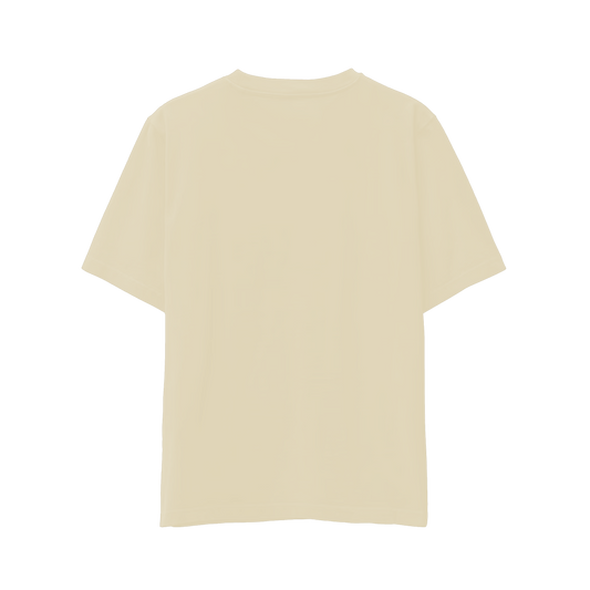 MAD Blue Face LOGO T-SHIRT - Cream image 1