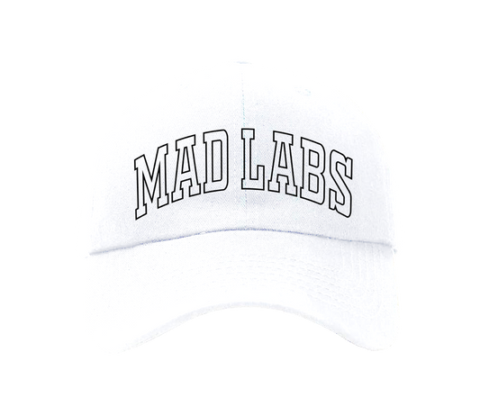 MAD LABS EST 2019 MESH SNAPBACK HAT - WHITE image 0