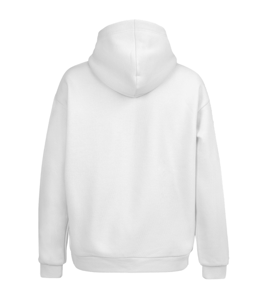 MAD LABS MELTING LOGO HOODIE - WHITE image 1