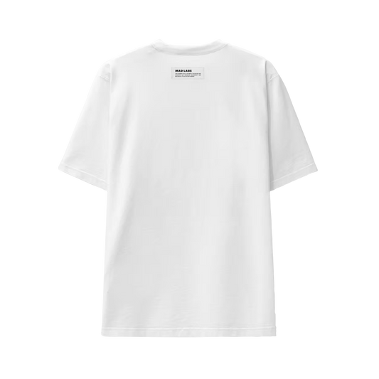 MAD LABS MELTING LOGO T-SHIRT - WHITE image 1