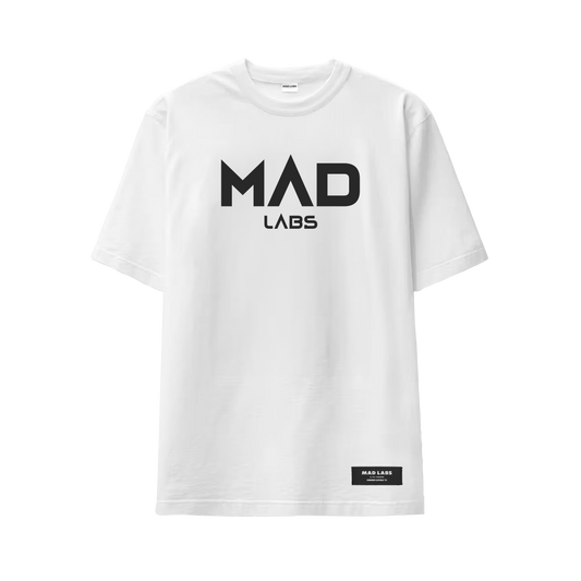 MAD LABS ORIGINAL LOGO T-SHIRT - WHITE image 0