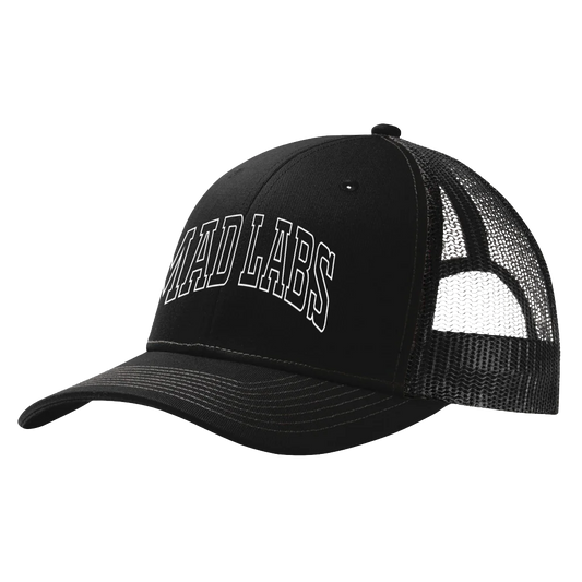 MAD LABS EST 2019 MESH SNAPBACK HAT - BLACK image 1
