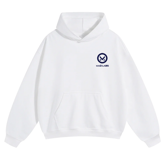 MAD LABS STAY MAD HOODIE - White image 0