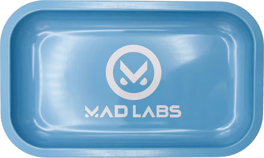 MAD LABS PREMIUM METAL ROLLING TRAY BLUE