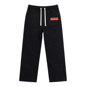 Mad Labs Black Sweatpants Fire Logo