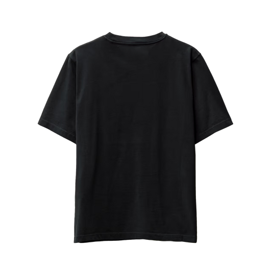 MAD Blue Face LOGO T-SHIRT - BLACK image 1