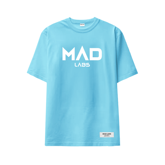 MAD LABS ORIGINAL LOGO T-SHIRT - BLUE image 0