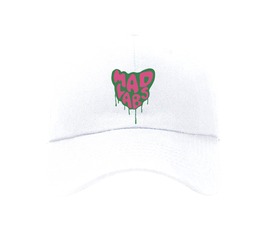MAD LABS MELTING LOGO SNAPBACK HAT - WHITE image 0