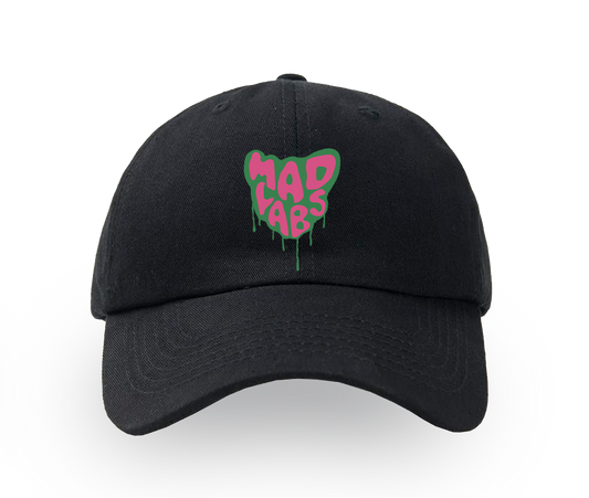 MAD LABS MELTING LOGO SNAPBACK HAT - BLACK image 0