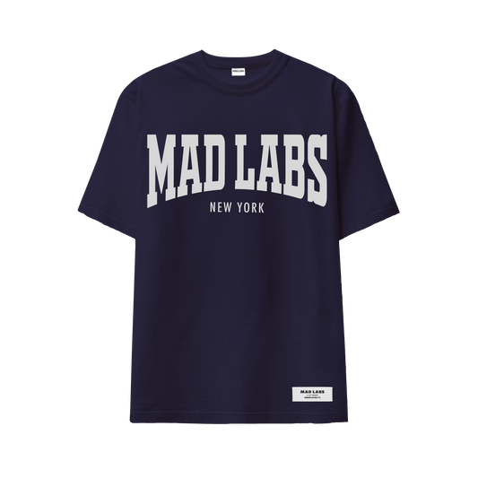 MAD LABS NEW YORK T-SHIRT - NAVY image 0
