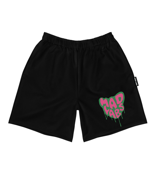 MAD LABS MELTING LOGO SHORTS - BLACK image 0
