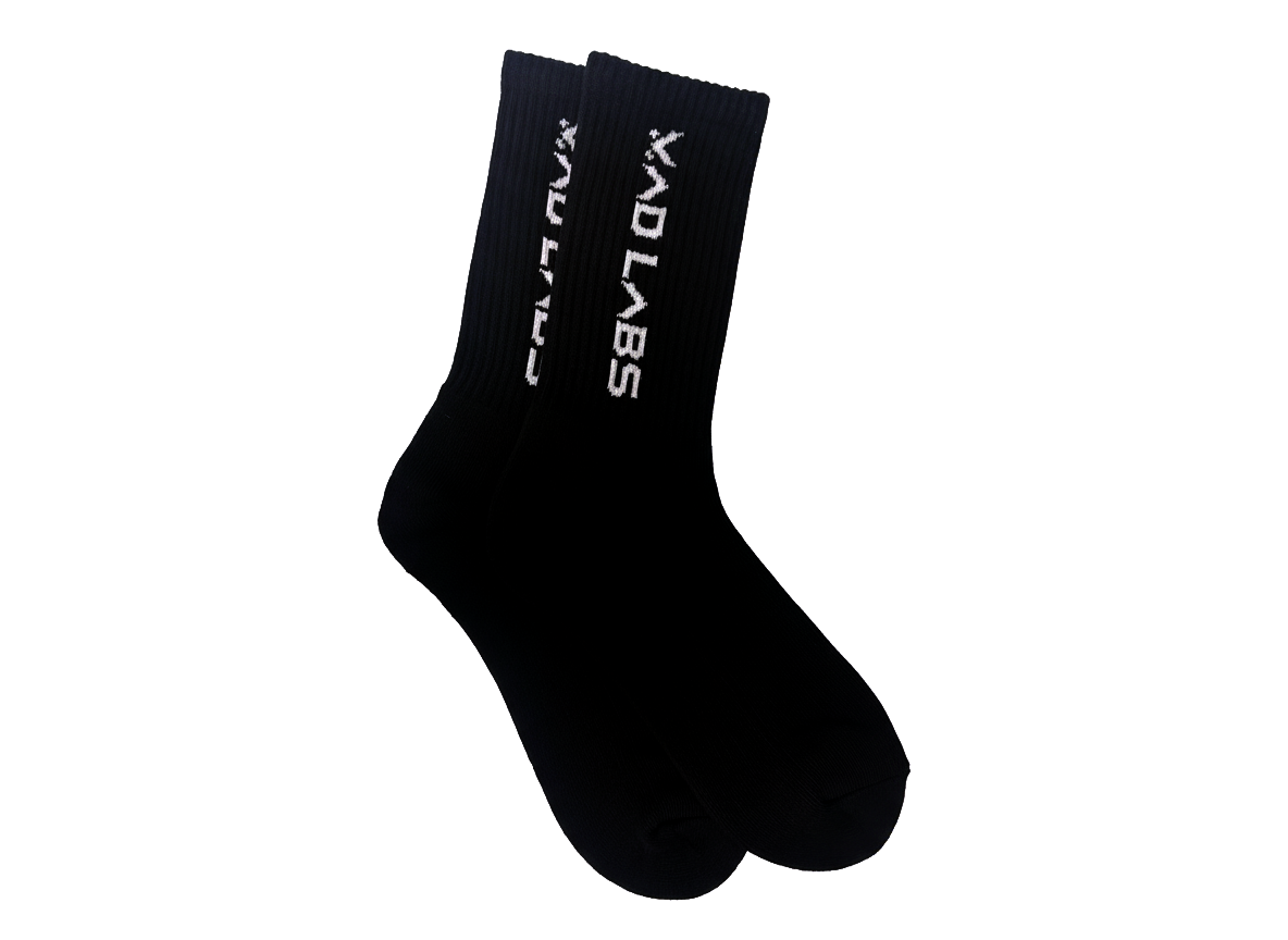 MAD LABS SOCKS – BLACK image 0