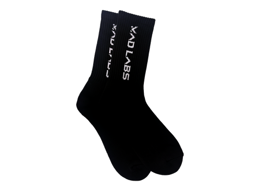 MAD LABS SOCKS – BLACK image 0